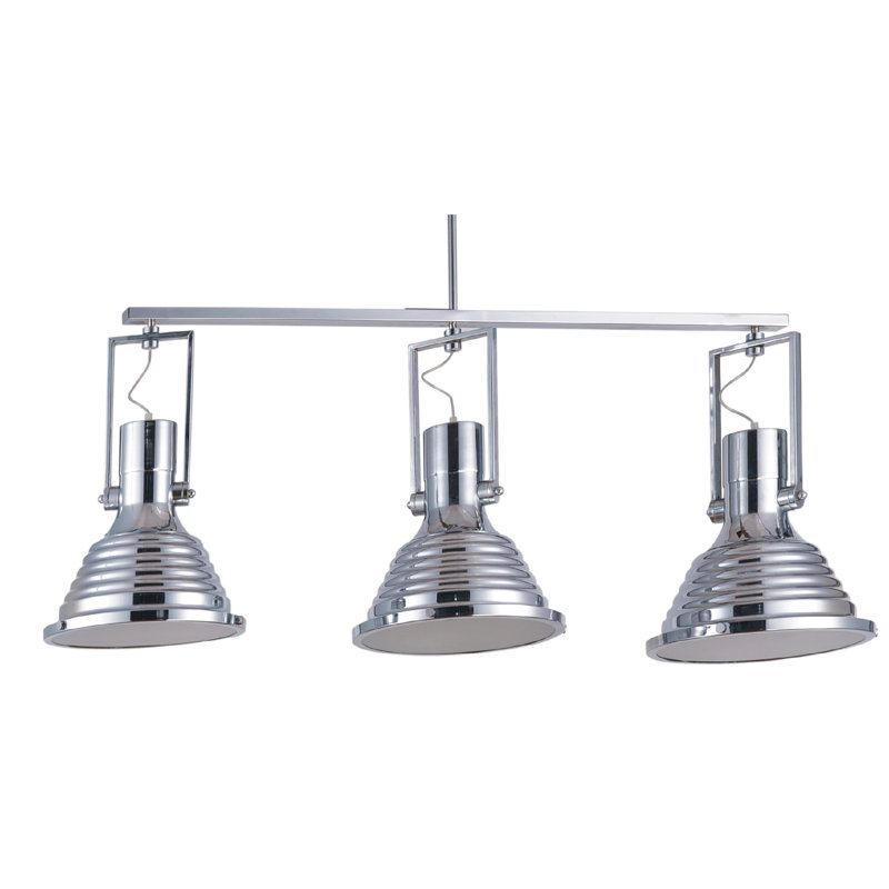 Industrial 3 Light Lantern Kitchen Island Pendant