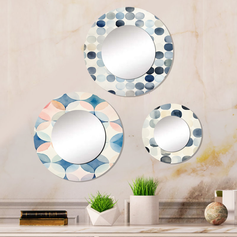 Lorenzia Metal Round Mirror