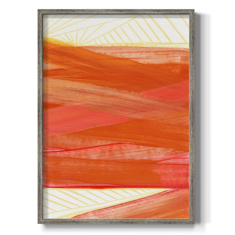 Warm Rays II, reproduction encadrée - bois massif, H 11 po x l 9 po