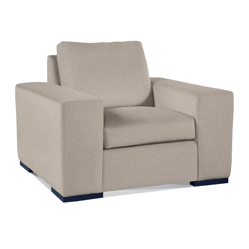 Memphis Upholstered Armchair, Mineral, Beige Performance; 0357-85