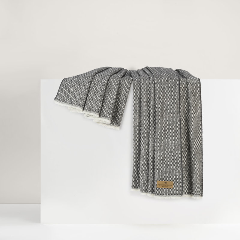 Hudson Valley Throw, Charcoal
