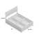 Flagg Solid Wood Storage Platform Bed with Footboard and Under Bed Drawers
