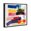 Oliver Gal Hues Entwined I Abstract - Hand-Applied Glass Coat Framed Canvas Art-396696093-396696094