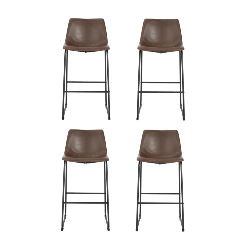 26" Counter Stool, Brown