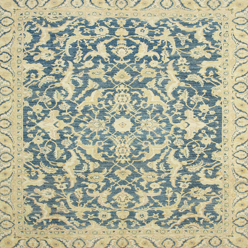 Tapis abstrait moderne 2642, Carré 4 pi