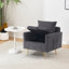 Chaise d'appoint rembourrée avec rangement et poche-598868102