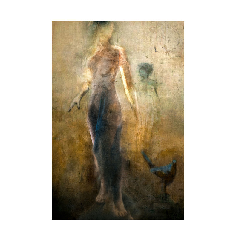 Art sur toile Charlaine Gerber, H 19 po x l 12 po x P 2 po