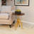 Neche Solid Wood Pedestal End Table-50878611-50878613