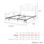 Lit standard à profil bas Sellersburg-31645476