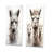 Grey Alpaca Wool Grace II - Alpaca Metal Prints Set Of 2-2451427