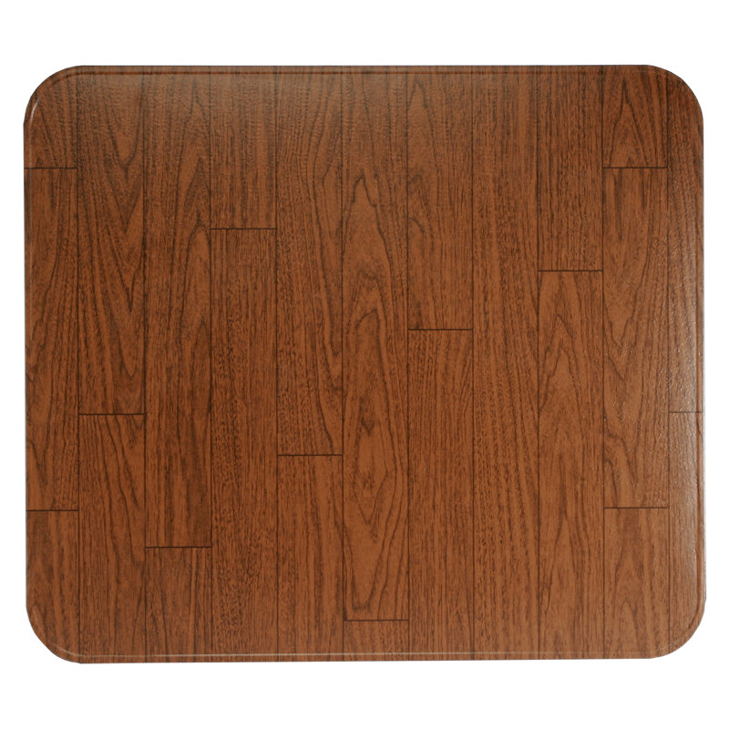 Protège-sol pour poêle Antinarelli, Grain de bois, H 0,625 po x l 36 po x P 36 po