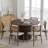Maianh Round Solid and Manufactured Wood Pedestal Dining Table-141001803-144665275