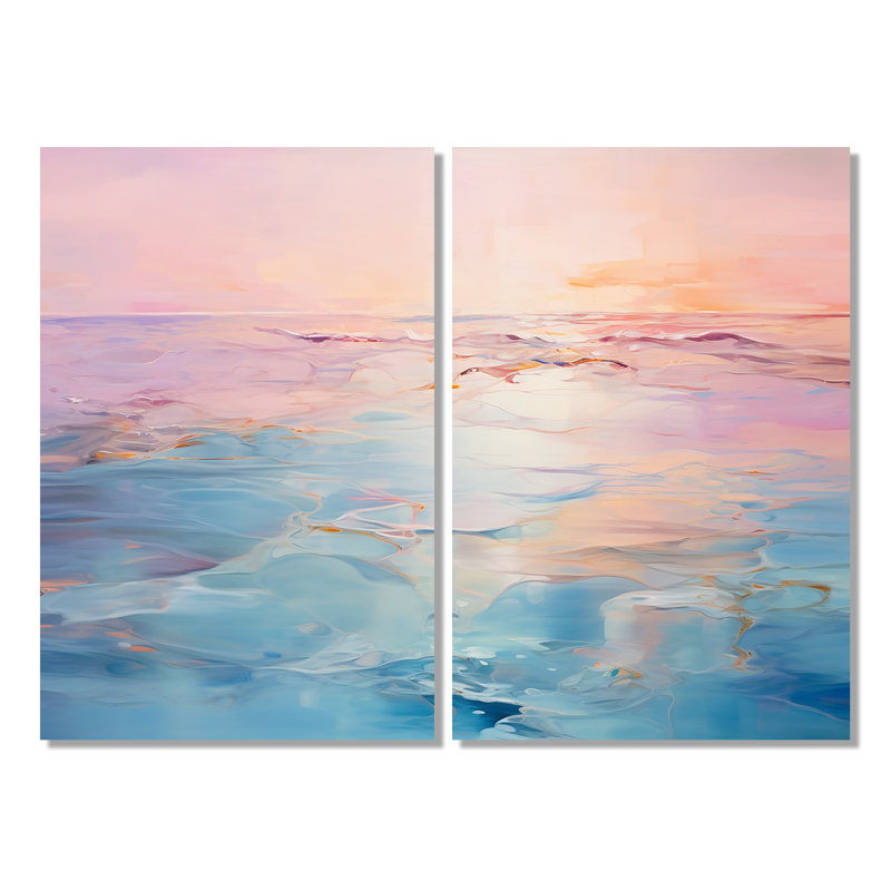 Rambo - Coastal Coastal Waves, art mural, Wrapped Canvas, Does Not Apply, 36" H x 48" W