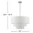 Bertan 4-Light Dimmable Adjustable Height Tiered Chandelier-2047410660-2047410659