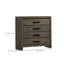 Commode 4 tiroirs en bois massif Janeanne