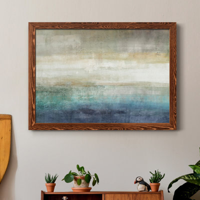 Mountain Lake - Reproduction d'art sur toile encadrée