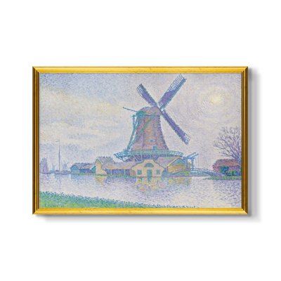 Moulin d'Edam (Moulin d'Edam), 1896 - Paul Signac - Toile encadrée sur mesure