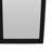 Wall-Mounted Mirror with Tall Rectangular Frame, 24 x 71, Black Metal