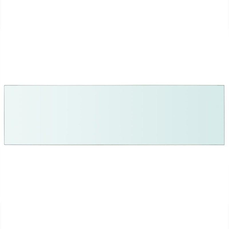 Wall Shelf Floating Shelf Display Shelf Wall Mounted Tempered Glass, 0.31" H x 35.4" W x 9.8" D