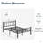Uliano Metal Platform Bed-1615773101