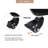 Height And Angle Adjustable Multi-Function Tempered Glass Metal Frame Floor With Lockable Wheels Mobile TV Stand, LCD/Plasma TV bracket 2 Tier Tempered Glass Shelves For Multiple Media Devices