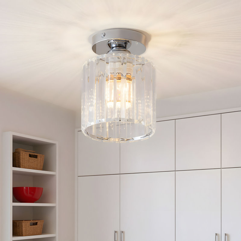 Crystal Semi Flush Mount