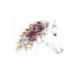 Flower Mane Print by Peyton Gray