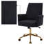 Fauteuil de bureau rembourré en velours côtelé Corduroy-133199584