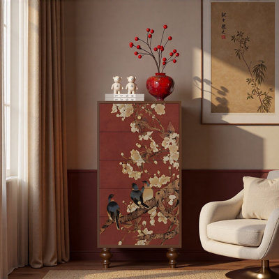 Armoire de chambre à coucher avec tiroirs et salon