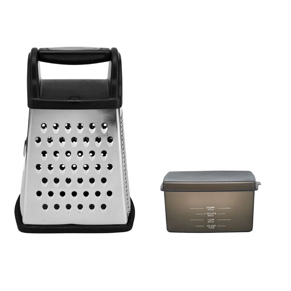  Rotary Cheese Grater with Upgraded, Reinforced Suction - Round  Cheese Shredder Grater with 3 Replaceable Stainless Steel Drum Blades -  Easy To Use & Clean - Vegetable Slicer & Nut Grinder (