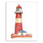 Phare rouge sur toile-1352020740