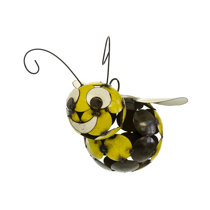  Yeking Garden Ornaments, Bee Decor, Metal Bumble Bee Decorations,  Wall Hanging Bumblebee for Home Garden Fence Yard Lawn Bar Bedroom Living  Room (4pcs Bee) : Patio, Lawn & Garden