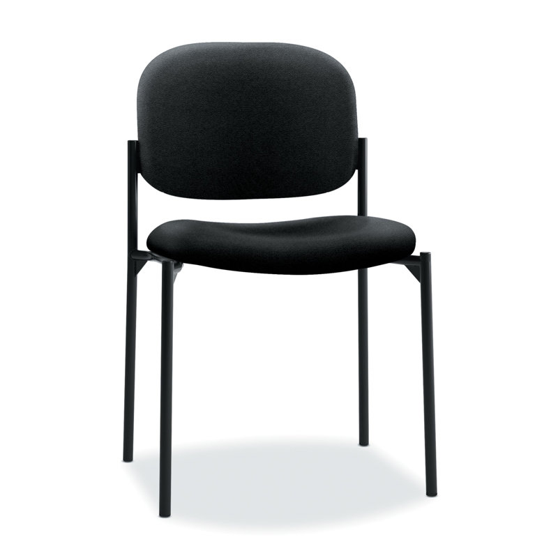 Chaise d'invité empilable HON, Noir