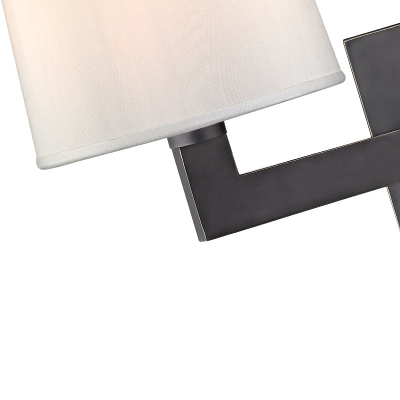 Fairport Flush Mounted Sconce, 11.25" H x 7.5" W x 10.5" D, Old Bronze
