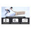 Méridienne surdimensionnée en velours côtelé avec coussin Cloudline, ivoire Cloudline-130070686-130070685