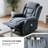 Power Lift Recliner with Heat and Massage, Infinite Position Adjustable, Side Pockets, Comfort Home Reclining Chair-1304387632