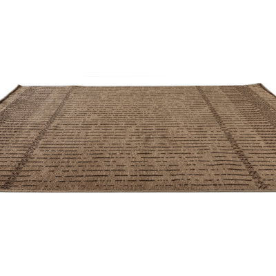 Vanna Hand-Knotted Striped Wool Rug