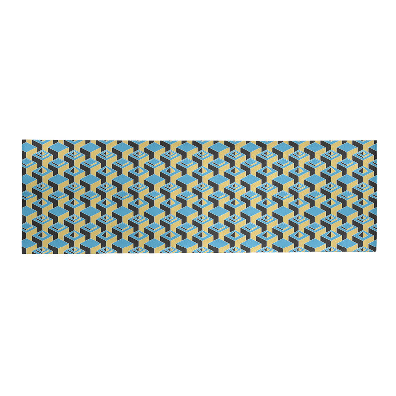 Chenille Geometric Indoor Rug, Runner 2'5" x 8'