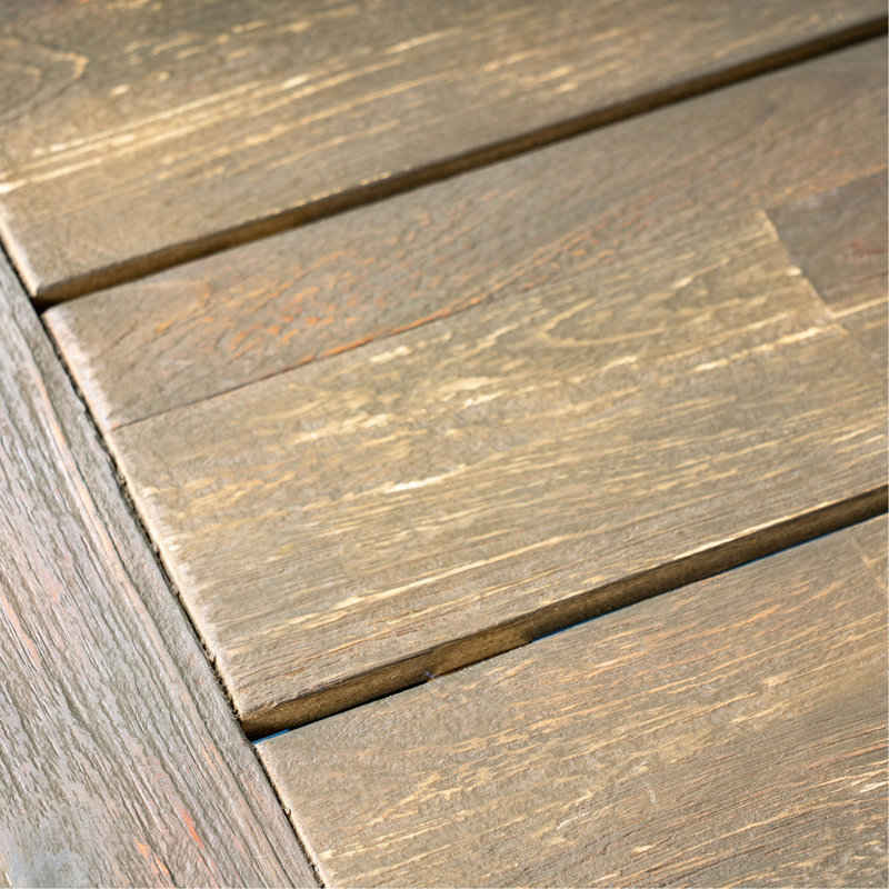 Table de salle à manger d'extérieur en bois d'acacia