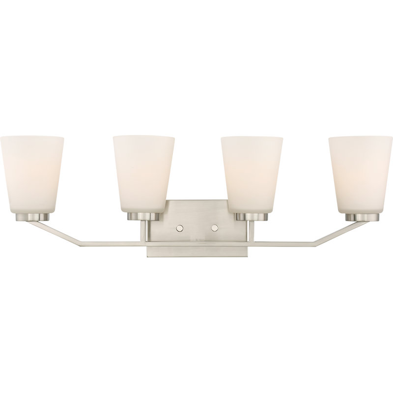 Naccarato 4 - Light Dimmable Vanity Light, Brushed Nickel