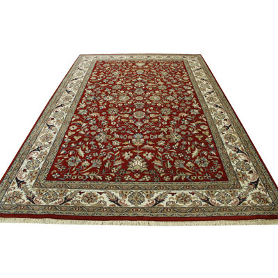 Tapis unique rouge 6,7 x 9,9 Reivo