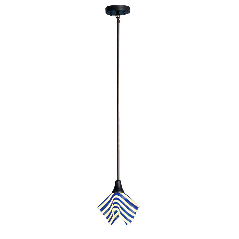 Luminaire suspendu géométrique à 1 lumière Handkerchief Slick