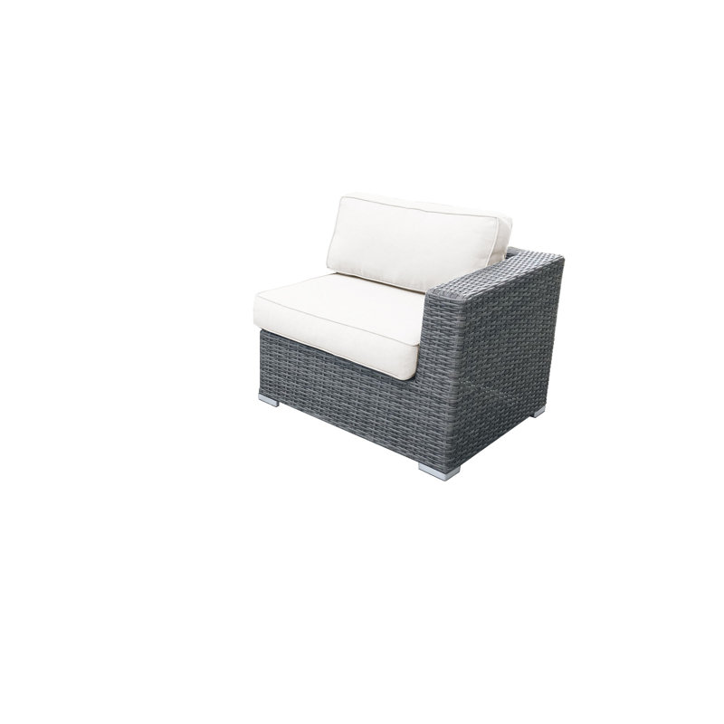 Chaise de patio Minnesota entièrement assemblée avec coussins Sunbrella