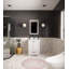 Ensemble de meuble-lavabo simple 23,6 po avec miroir Clodomira-647122938
