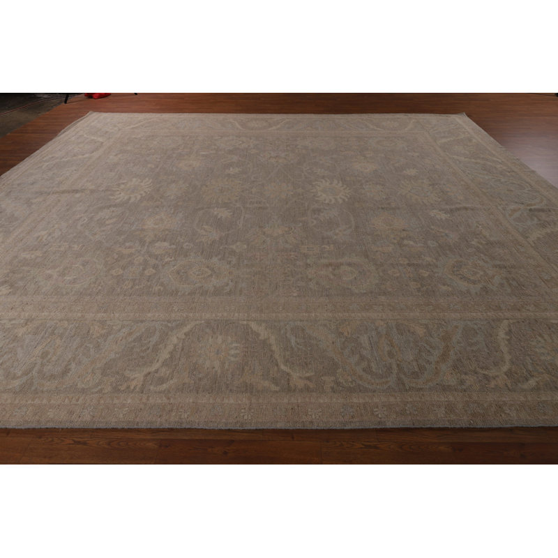 Vegetable Dye Oushak Turkish Large Rug