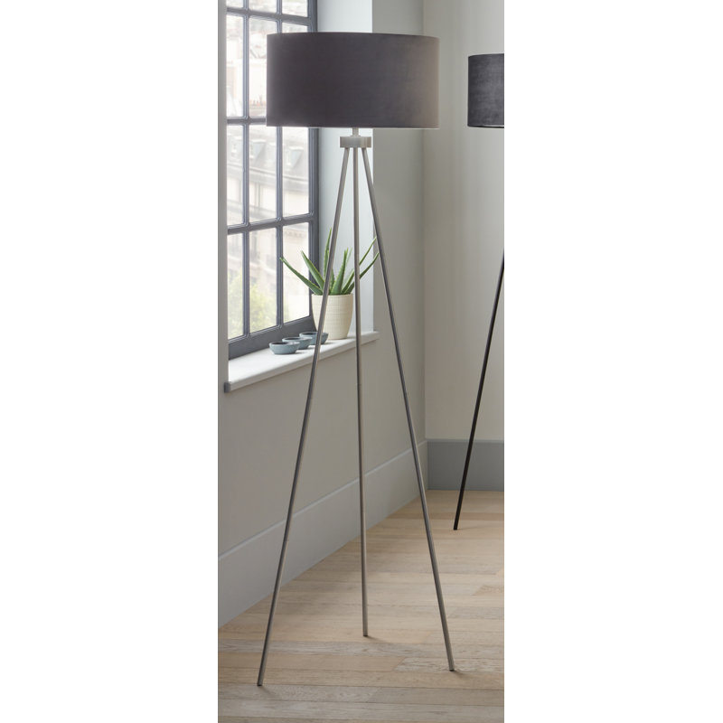 Laci 158.5cm Tripod Floor Lamp, Silver