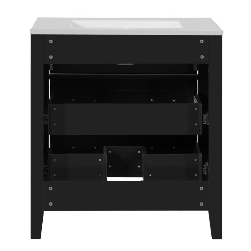 Meuble-lavabo 30 po avec lavabo en céramique