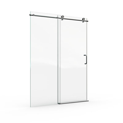 Frameless Single Sliding Shower Door