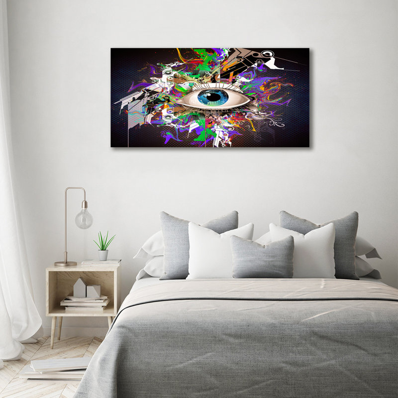 Abstract Eye - Wrapped Canvas Print