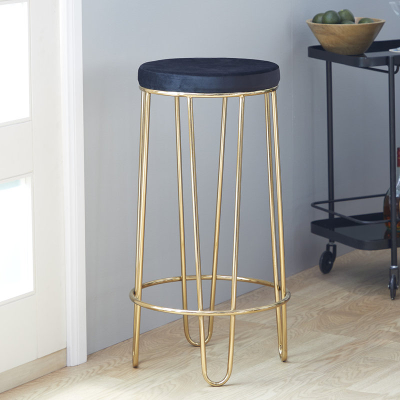 Tabouret de bar en bois massif de 31 po Everman